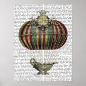 Baroque Fantasy-ballon Poster (Voorkant)