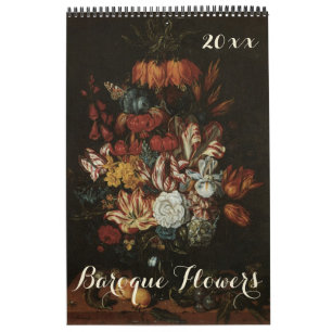  Baroque Fine Art, stilstaande bloemen Kalender