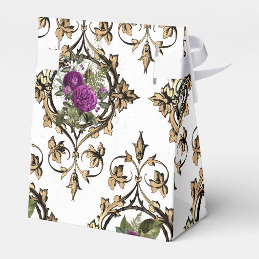   Baroque Floral Bedankdoosjes (Achterkant)