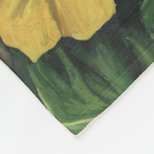 Baroque Floral - Bouquet Fleece Deken (Hoek)