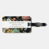 Baroque Floral - Bouquet of Flowers Bagagelabel (Achterkant horizontaal)