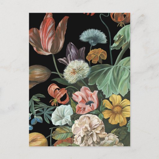 Baroque Floral - Bouquet of Flowers Briefkaart (Voorkant)