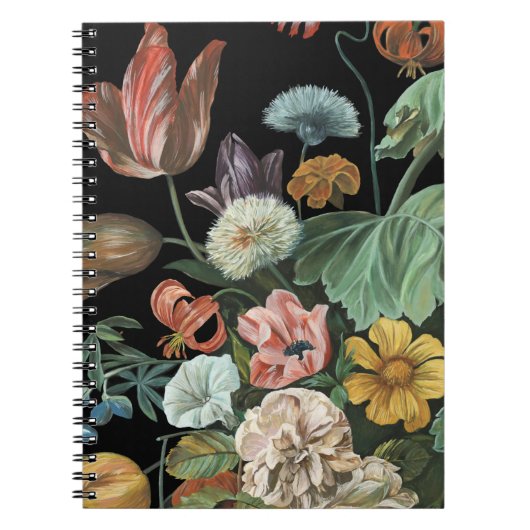 Baroque Floral - Bouquet of Flowers Notitieboek (Voorkant)