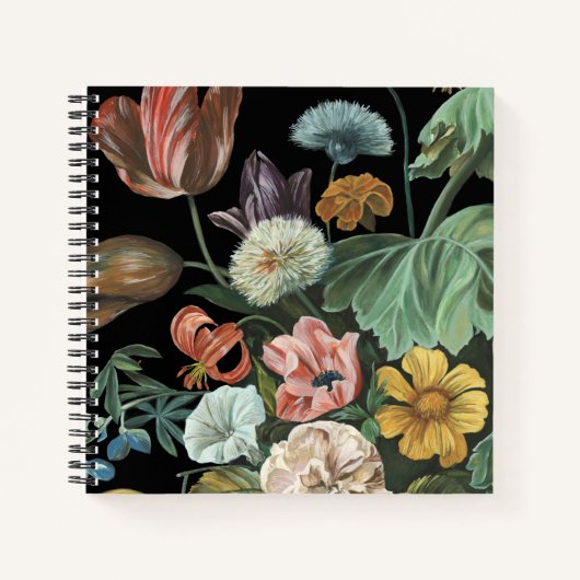 Baroque Floral - Bouquet of Flowers Notitieboek (Voorkant)