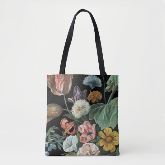 Baroque Floral - Bouquet of Flowers Tote Bag (Voorkant)