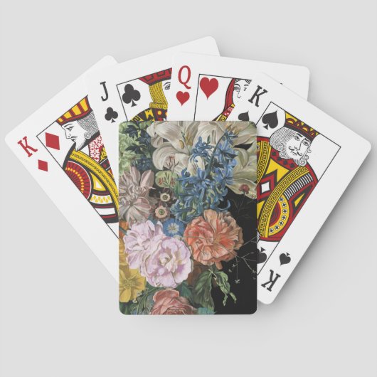 Baroque Floral - Bouquet Pokerkaarten (Achterkant)