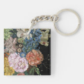 Baroque Floral - Bouquet Sleutelhanger (Achterkant)