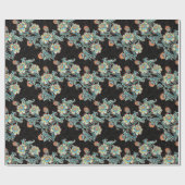 Baroque Golden Floral Elegant  Cadeaupapier (Vlak)