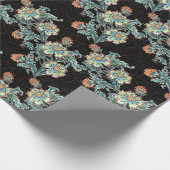 Baroque Golden Floral Elegant  Cadeaupapier (Hoek)