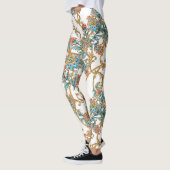 Baroque Golden Floral Elegant  Leggings (Links)