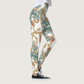 Baroque Golden Floral Elegant  Leggings (Rechts)