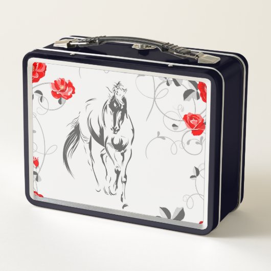 Baroque Horse Lunchbox (Achterkant)