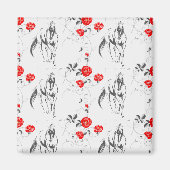 Baroque Horse Magnet (Voorkant)