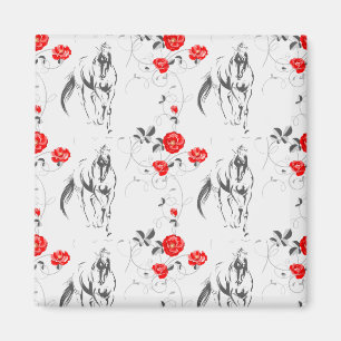 Baroque Horse Magnet