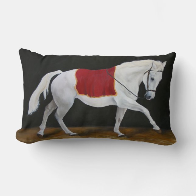 Baroque Horse Pillow Kussen (Voorkant)