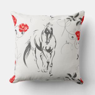 Baroque Horse Pillow Kussen