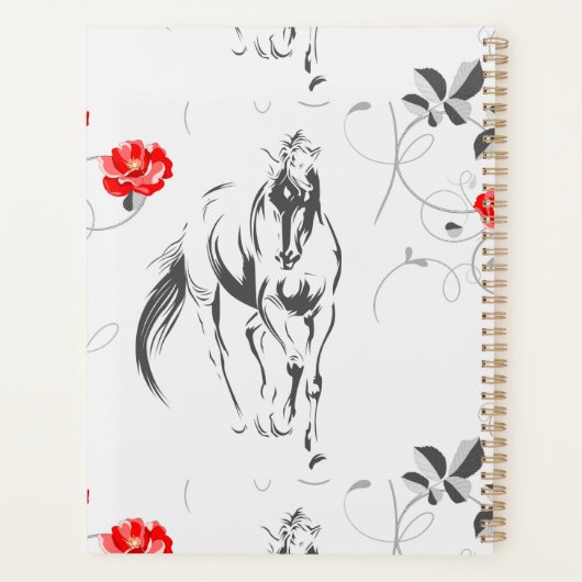 Baroque Horse Planner (Achterkant)