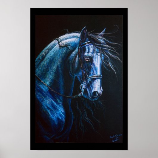 Baroque Horse Poster (Voorkant)