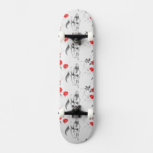 Baroque Horse Skateboard (Voorkant)