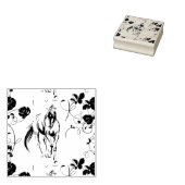 Baroque Horse Stamp Rubberstempel (Gestempeld)