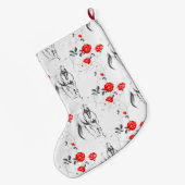 Baroque Horse Stocking Grote Kerstsok (Achterkant (Hangend))