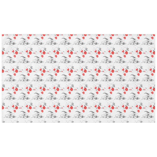 Baroque Horse Tablecloth Tafelkleed (Voorkant (Horizontaal))