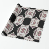 Baroque Kendal Chic Elegant Romantic Cadeaupapier (Uitgerold)