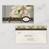 Baroque Lily Formal Wedding Table Seating Plaatskaartje (Voorkant / Achterkant)