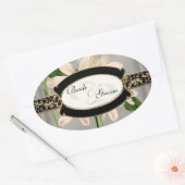 Baroque Lily Gold Formal Favor Gift Labels (Envelop)