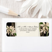 Baroque  Lily Gold Formal Matching Address Etiket (Insitu)