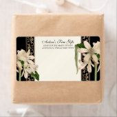 Baroque  Lily Gold Formal Matching Address Etiket (Insitu)