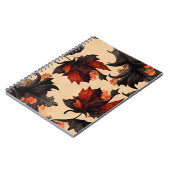 Baroque Maple Leaves Pattern Notitieboek (Linkerzijde)