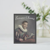 Baroque Obama Briefkaart (Staand voorkant)