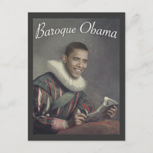 Baroque Obama Briefkaart