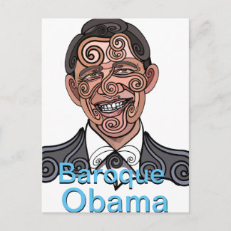 Baroque Obama Briefkaart