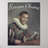 Baroque Obama Poster (Voorkant)