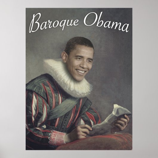 Baroque Obama Poster (Voorkant)