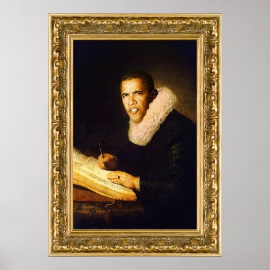 Baroque Obama Poster (Voorkant)