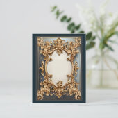 Baroque Opulence Response Card RSVP Kaartje (Staand voorkant)