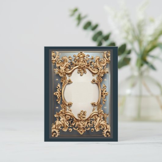 Baroque Opulence Response Card RSVP Kaartje (Staand voorkant)