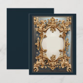 Baroque Opulence Response Card RSVP Kaartje (Voorkant / Achterkant)