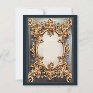 Baroque Opulence Response Card RSVP Kaartje