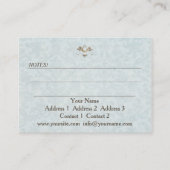 Baroque Ornamental - Visitekaartje (Achterkant)