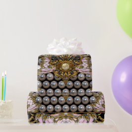 Baroque Pearly Elegant Romantic Cadeaupapier