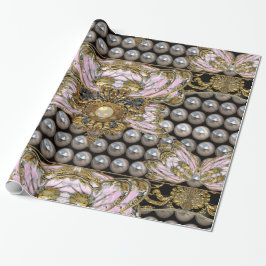 Baroque Pearly Elegant Romantic Cadeaupapier