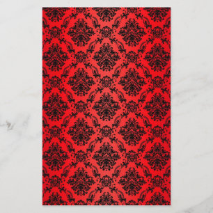 Baroque Red Victoriaans scrapbook Briefpapier