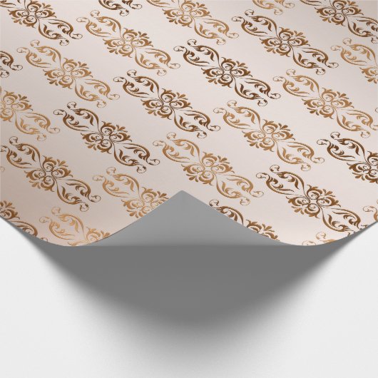 Baroque Retro Patroon Cadeaupapier (Hoek)