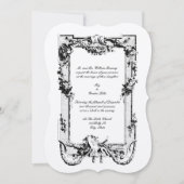  Baroque Rococo Lijst met hart Kaart (Voorkant)