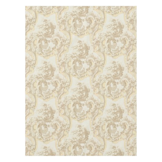   Baroque Rococo Louis XV Pattern Tafelkleed (Voorkant)