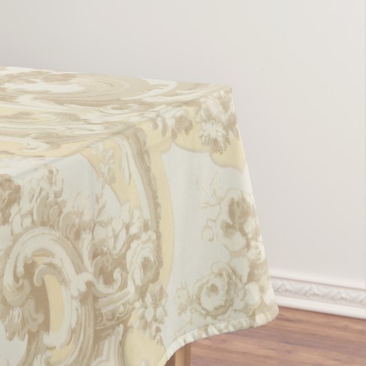   Baroque Rococo Louis XV Pattern Tafelkleed (Voorbeeld)